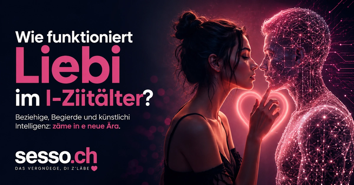 Eine Frau steht einem leuchtenden humanoiden KI-Wesen gegenüber und symbolisiert Liebe, Beziehungen und künstliche Intelligenz im digitalen Zeitalter.